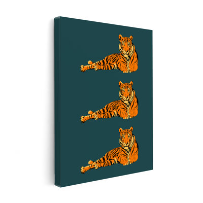 Tigre couché n ° 3