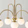 Bradrick 6 - Light Modern White Glass Globe Chandelier