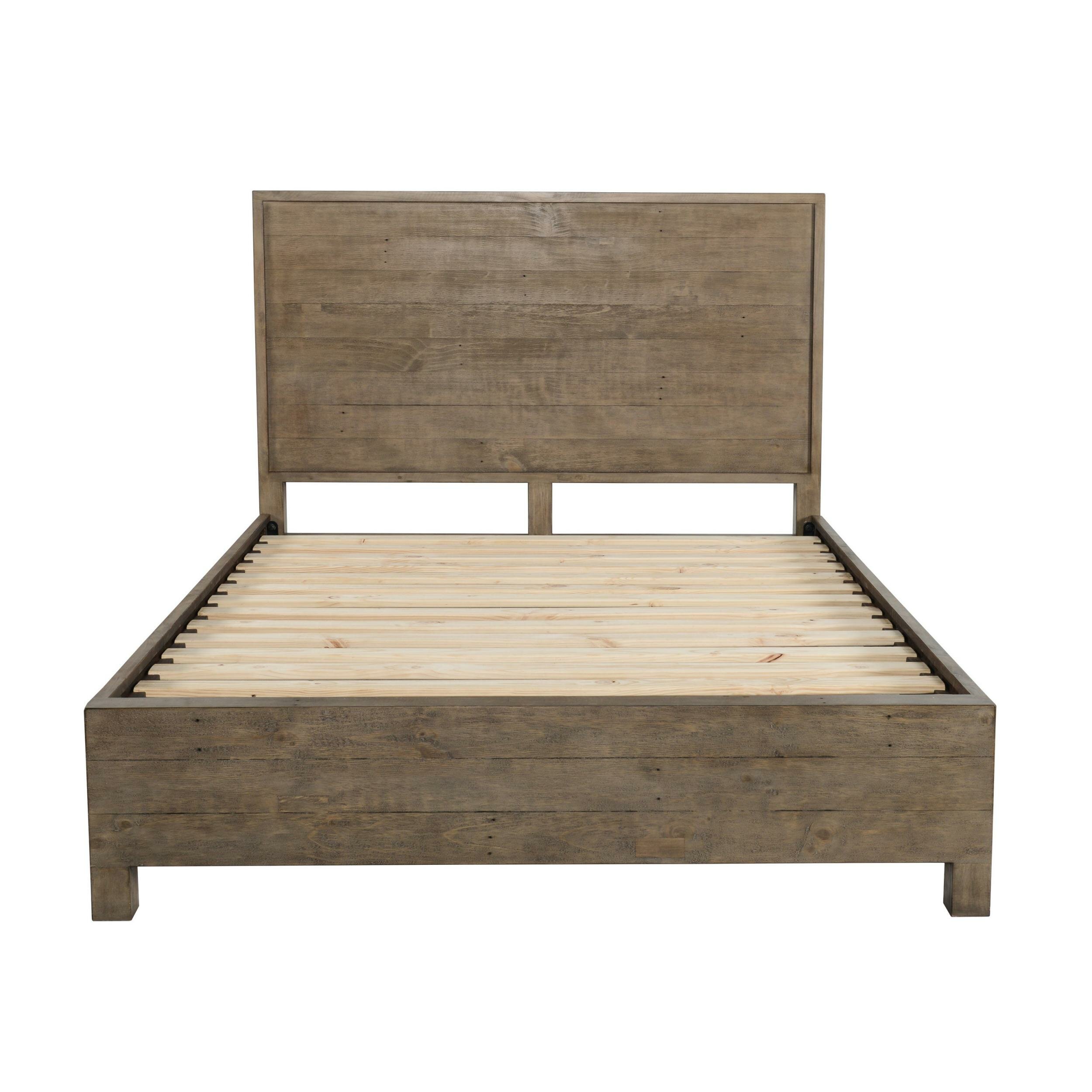 Prinsburg solid wood low shop profile platform bed foundry select