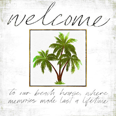 «Welcome Palm Trees» par Marla Rae, peinture