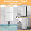 Porte-papier hygiénique sur pied avec base en marbre, tablette multifonctionnelle pour 7 rouleaux, antirouille, installation facile, rangement pour salle de bain moderne-712577161