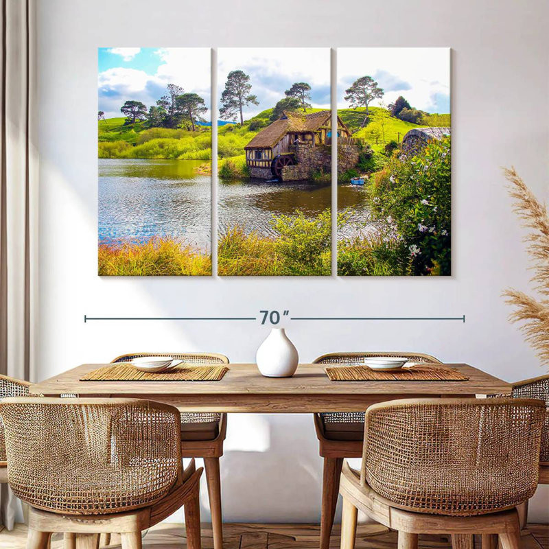 Sebbie Hobbiton, 42" H x 65" W