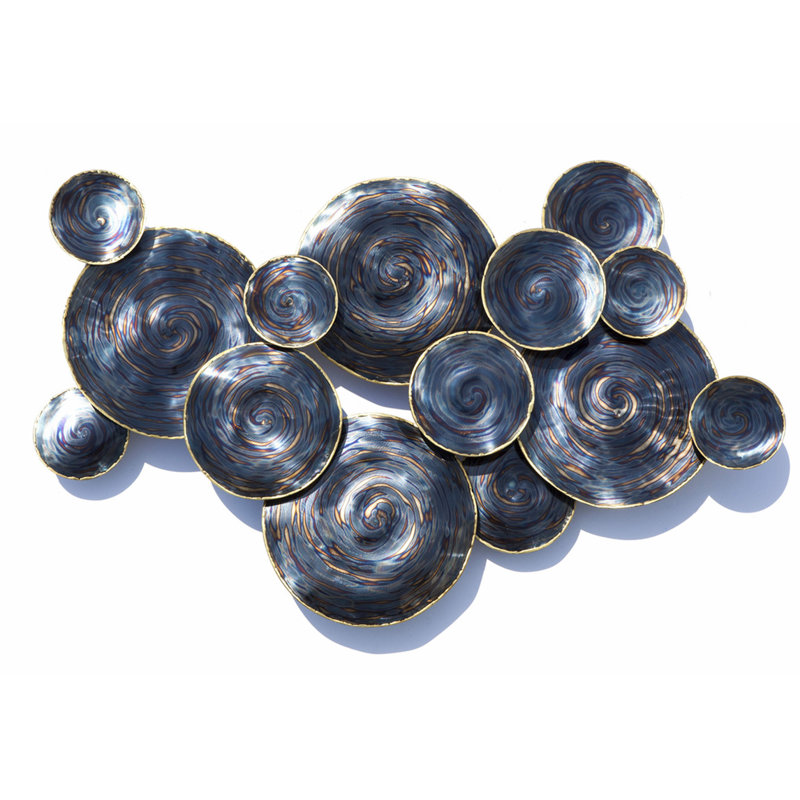 Handmade Traditional Abstract Wall Decor on Metal
