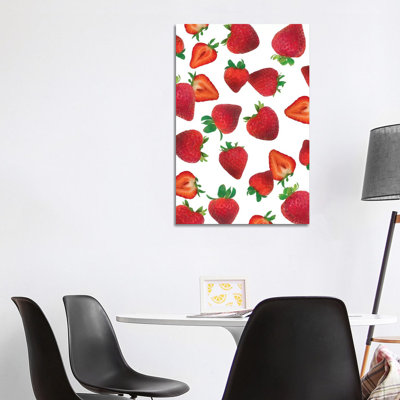 «Fresh Strawberries» par Amanda Mcgee, impression sur toile tendue