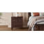 2-Drawer Nightstand, Mid Century Retro, Dark Walnut-361747762