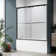 56'' - 60'' W x 58'' H Bypass Semi-Frameless Shower Door with Clear Glass