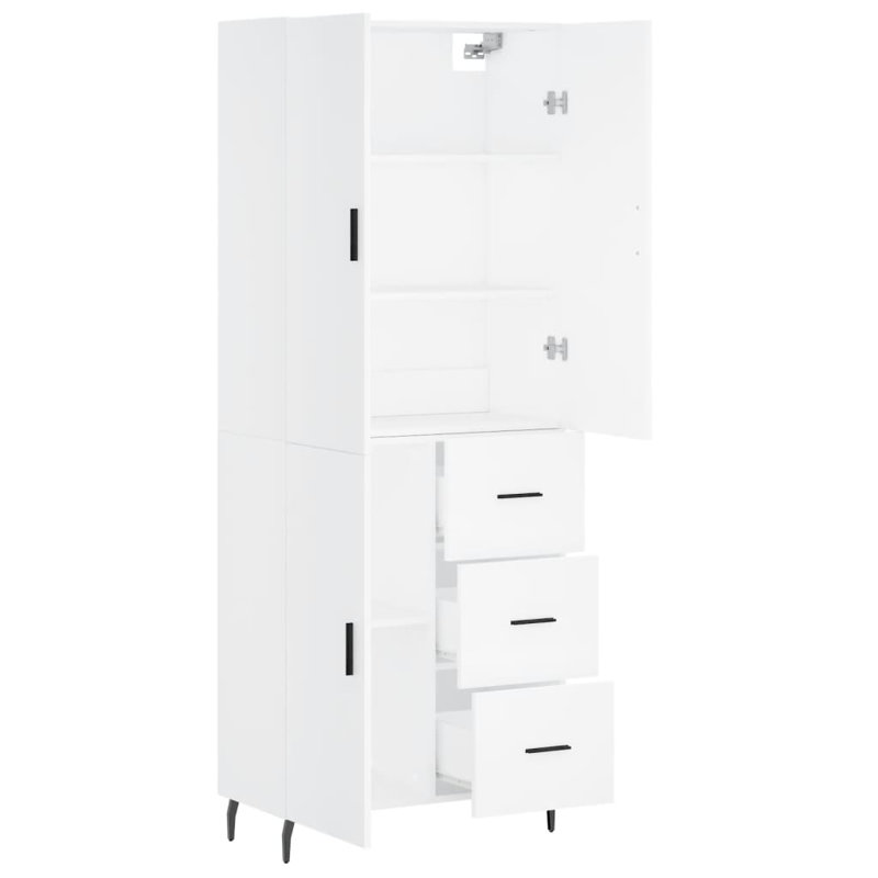 Hixon 69.5 Wide, White