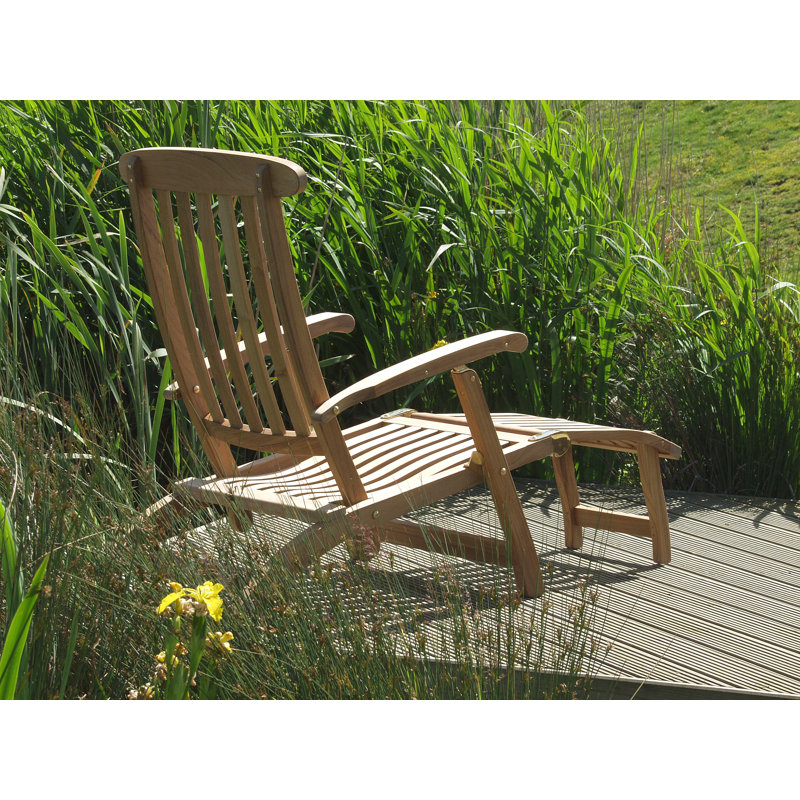 Commodore Outdoor Teak Lounge Chair