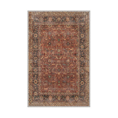 Tapis luxueux, 100% polyester, 23,6 po x 39,4 po | 650 po / m², hauteur de poils de 0,3 po | Antibactérien, envers antidérapant en PVC, lavable à la machine | Impression numérique 3D, parfaite pour le décor du salon et de la chambre à coucher