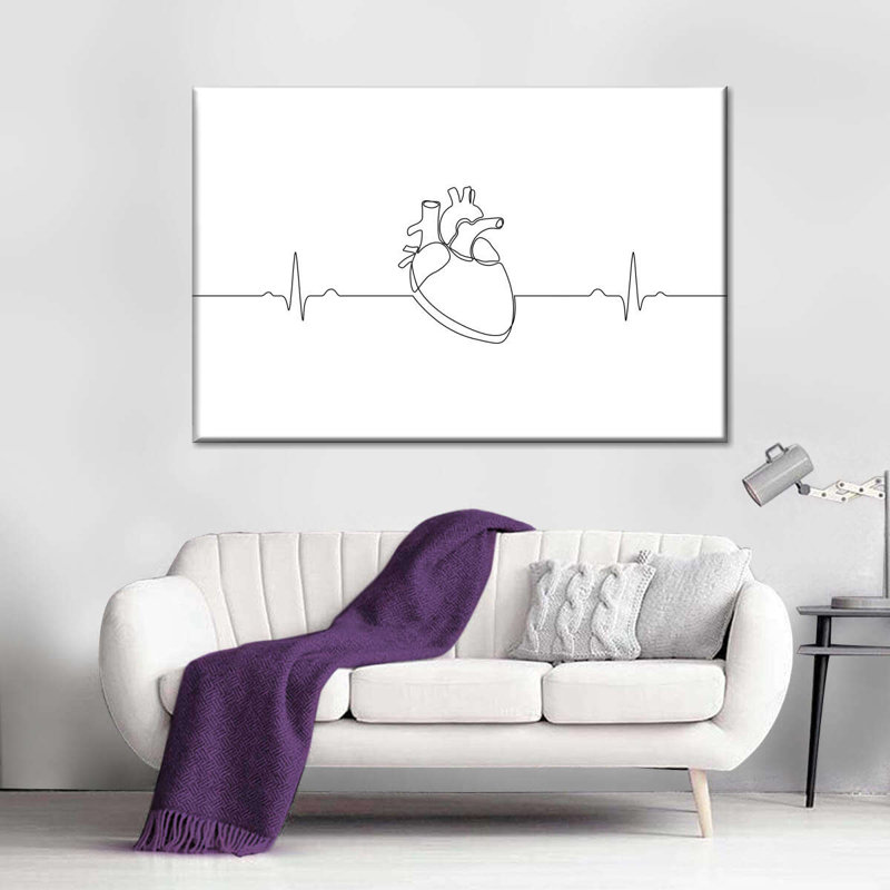 " Heartbeat " by Avery S, 8" H x 12" W x 1" D