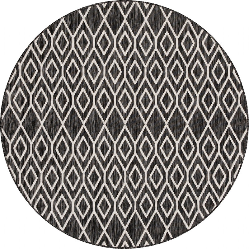 Tapis d'extérieur Destiny, Rond 6 pi 7 po