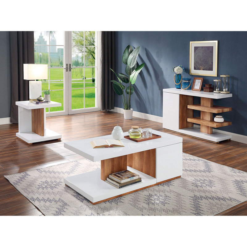 Galt Solid Wood Top End Table