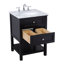 Ensemble de meuble-lavabo simple 24 po Bonsai-1379133763