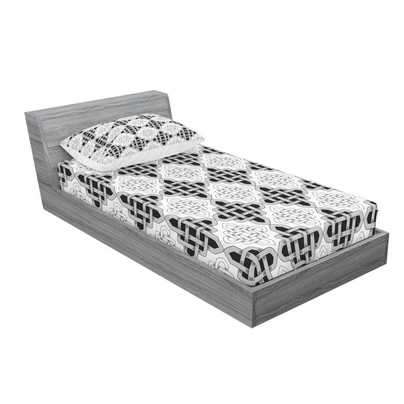 Microfiber Sheet Set, Twin Sheet Set with Fitted Sheet