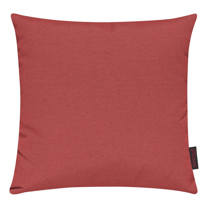 Coussin décoratif Fino, 15 po x 15 po, Corail