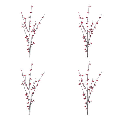 Iced Berry Twig Spray (Set of 4)