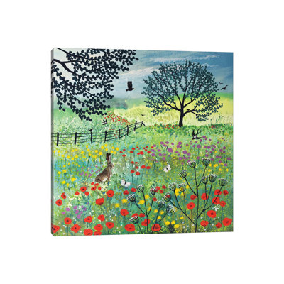 In Summer Meadow by Jo Grundy - Wrapped Canvas Painting