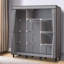 URBNLIVING Metal Wardrobe