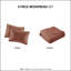 Courtepointe réversible 3 pièces Clay Red King / King