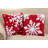 Chute De Neige Collection Appliqued Down Throw Pillow