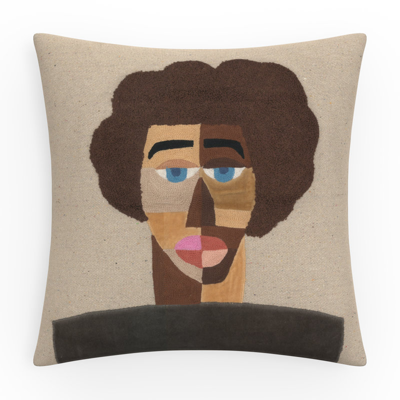 100% Cotton Throw Pillow