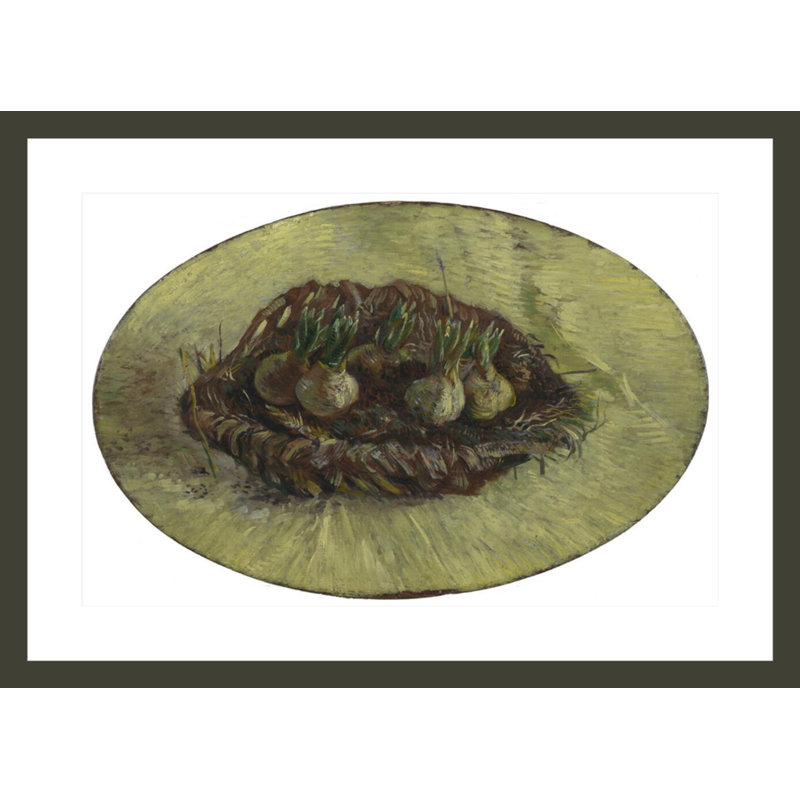 Panier d'ampoules jacinthe par Vincent van Gogh, H 21,27 po x l 29,5 po