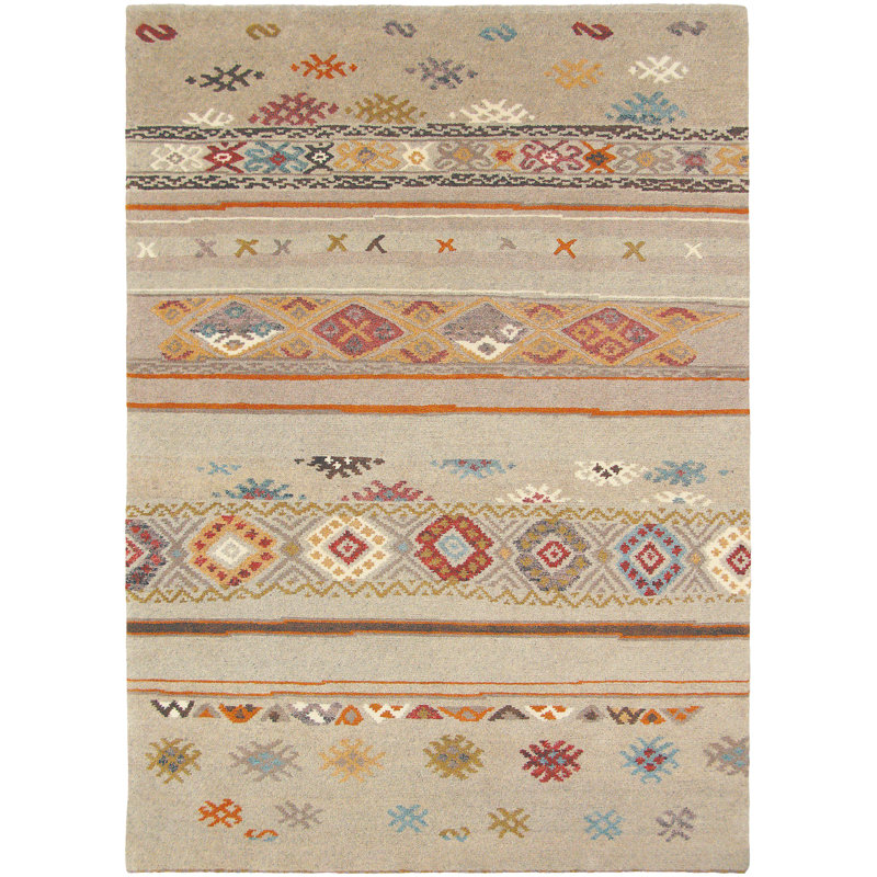 Shorney Wool Oriental Indoor Rug, Rectangle 2' x 3'
