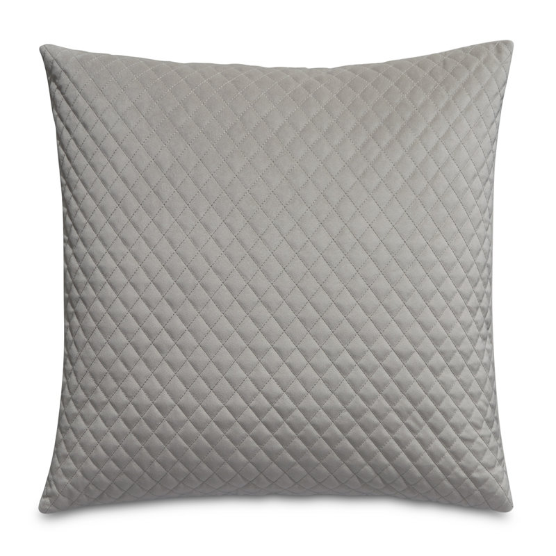 Gemma Geometric Feather Reversible Throw Pillow, Mushroom