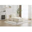 Monoplace avec 1 repose-pieds (beige)