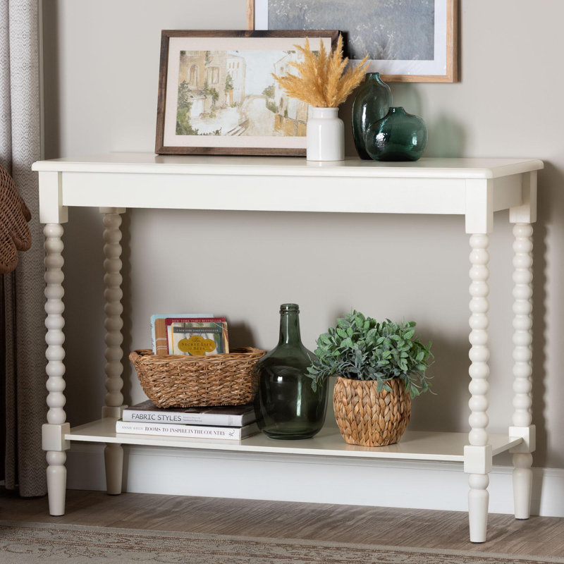 Console Baxton Studio Bayard avec pieds de canette