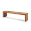 Banc rectangulaire en bois recyclé Kazia