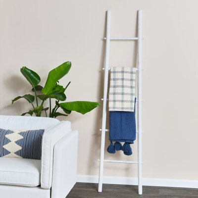 Échelle de couverture décorative en bois peint