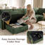 Canapé-lit modulaire 2 pièces avec siège de rangement, canapé modulaire en chenille de luxe avec pieds dorés et détails-1690089653-1689918516