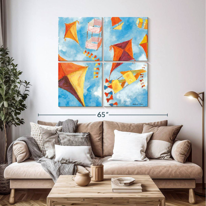 Senne Kites, 45" H x 45" W
