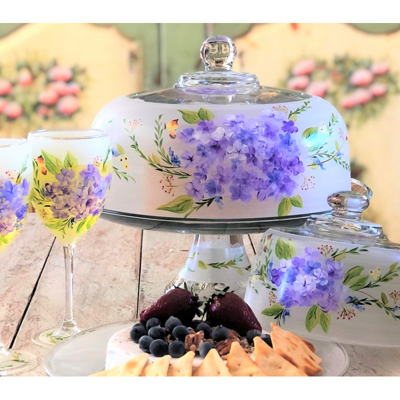 Springtime in Paris Shamrock Cake Stand