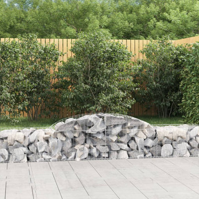 Briceida Silver Metal Gabion Baskets