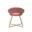 Colmar Velvet Accent Chair with Metal Legs-234091760