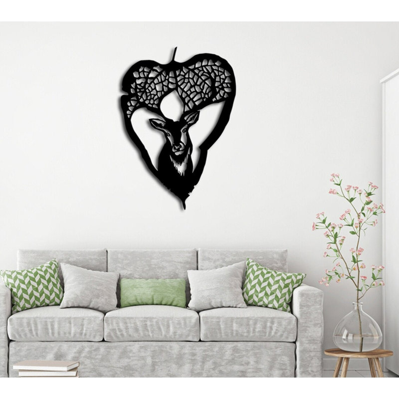 Handmade Rustic Animals Wall Decor on Metal