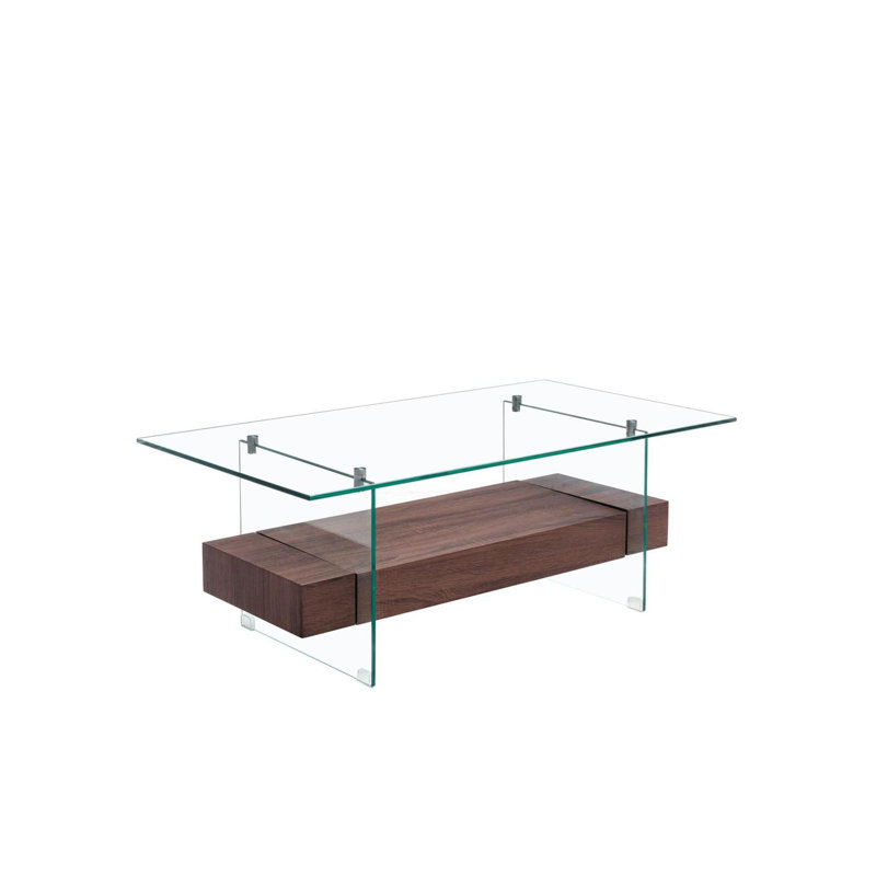 Table basse unie avec rangement Pinache