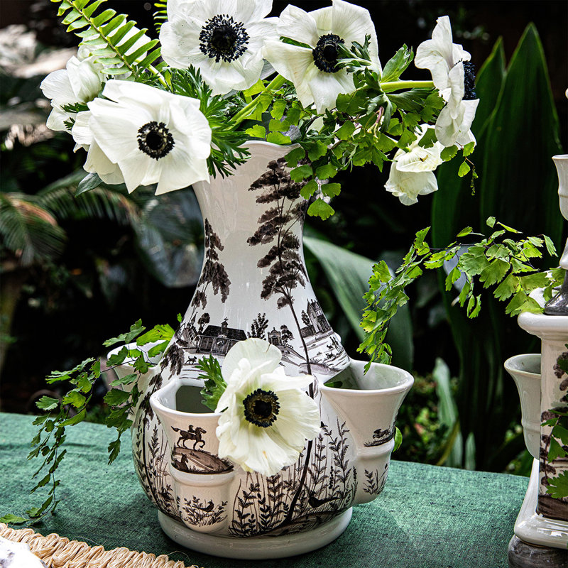 Country Estate 11.5" Tulipiere Vase- Flint Gray