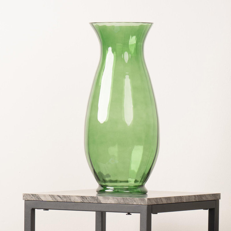 Chauncy Glass Table Vase, 40cm H  x 17.5cm W  x 17.5cm D