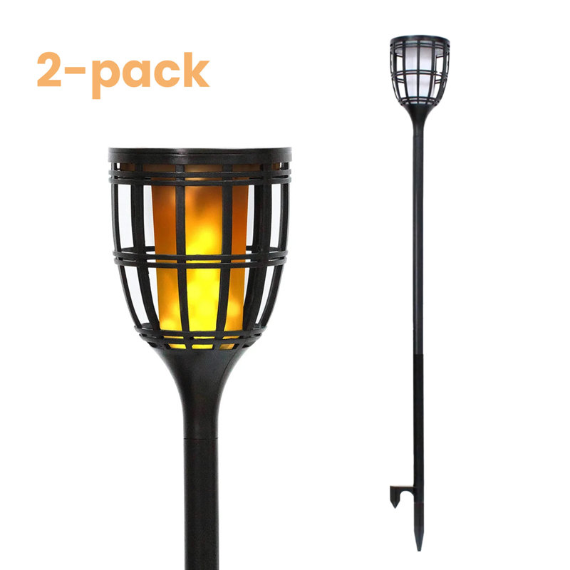 39.75'' Plastic / Acrylic Solar Powered Garden Torch