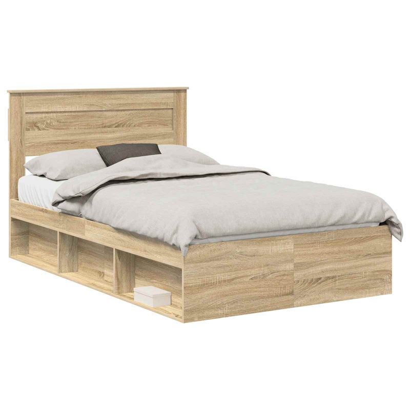 Bed, Small Double (4'), Sonoma