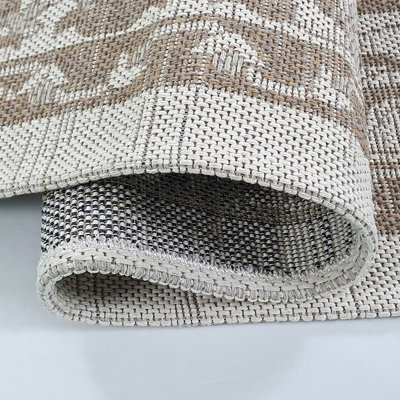 Cruce Oriental Cotton Hand Woven Area Rug
