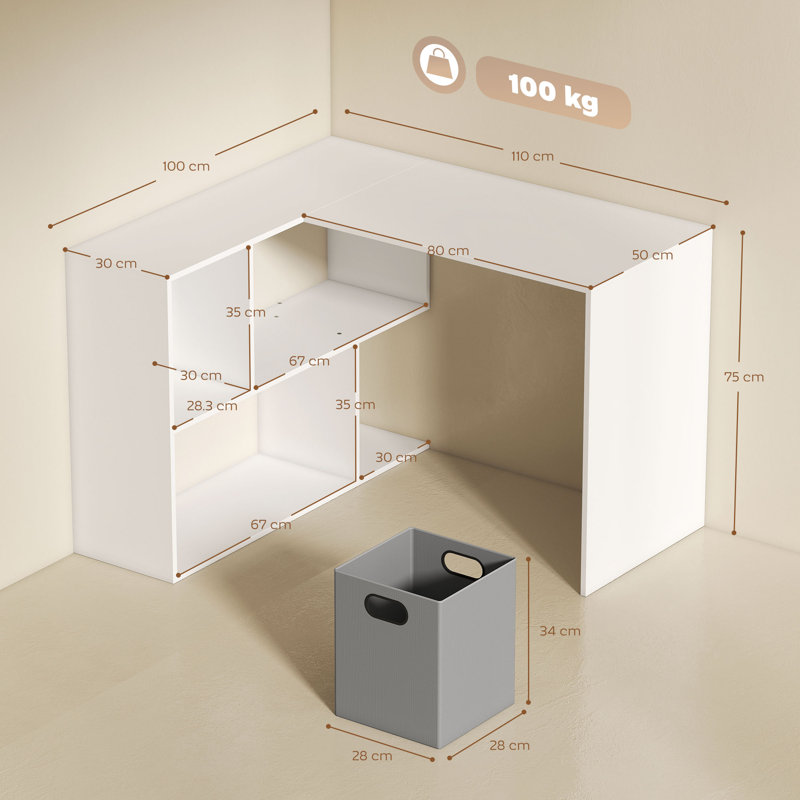 L-Shaped Computer Desk