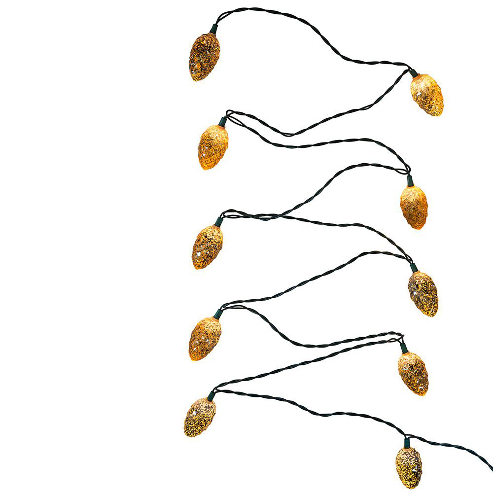 Kurt Adler Pinecone 10 Light String Lights - Wayfair Canada