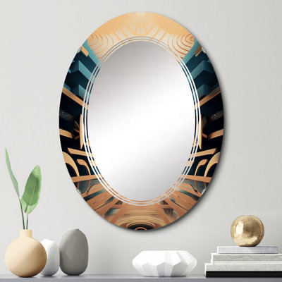 Armeria - Miroir mural moderne ovale
