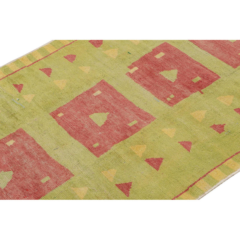 One-of-a-Kind 4'7" X 6' Hand Knotted Area Rug
