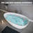 Freestanding Solid Surface Luxury Stone Resin Soaking Bathtub, Matte White, Adapted For Contemporary Bathrooms, 59" Depth Measurement, Overflow And Pop - Up Drain, Outstanding Heat Insulating