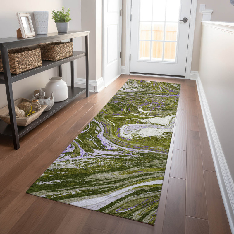  Machine Washable Indoor/Outdoor Chayden ACN1061 Rug, Runner 2'3" x 7'6"